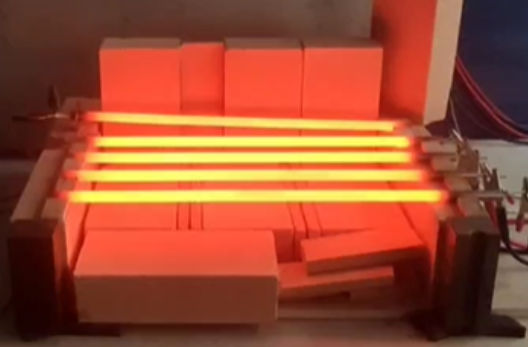 500W的单头发热管能加热到多少度？
